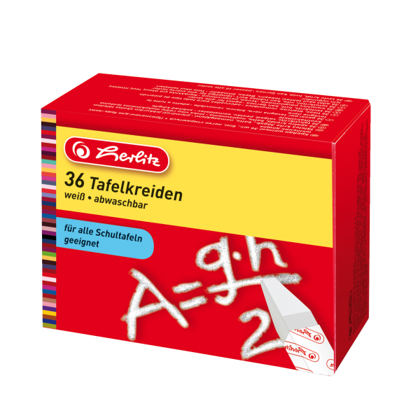 Herlitz Wandtafelkreide weiß 36er - 08856502