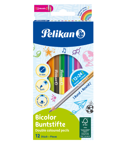 Pelikan Zweifarb-Buntstifte Bicolor , ru - V0356700146