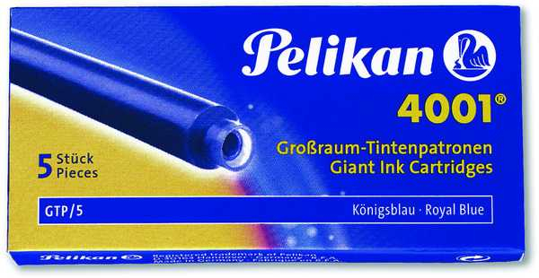 Pelikan Tintenpatr 10GTP 310748 blau VE5 - PEL310748