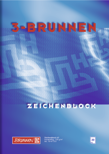 Zeichenblock A3 120g 20Bl