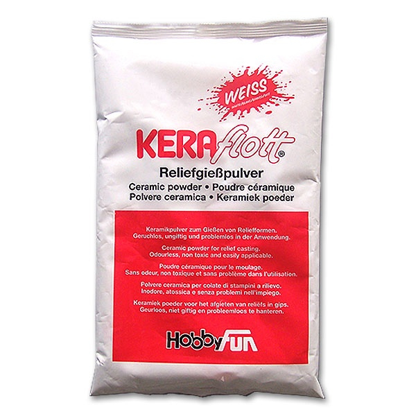 HobbyFun Keraflott Giessmasse weiss 1kg