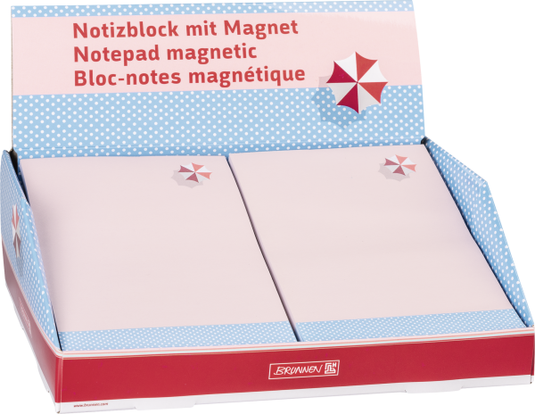 Notizblock A6 m. Magnet Colours of - 105136671