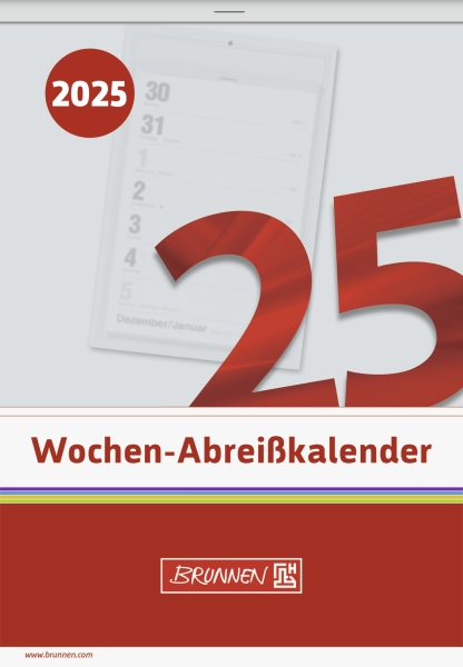 Wochenabreißkalender Nr.25, - 1070325105