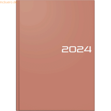 Buchkalender A5 coral, - 1079561054