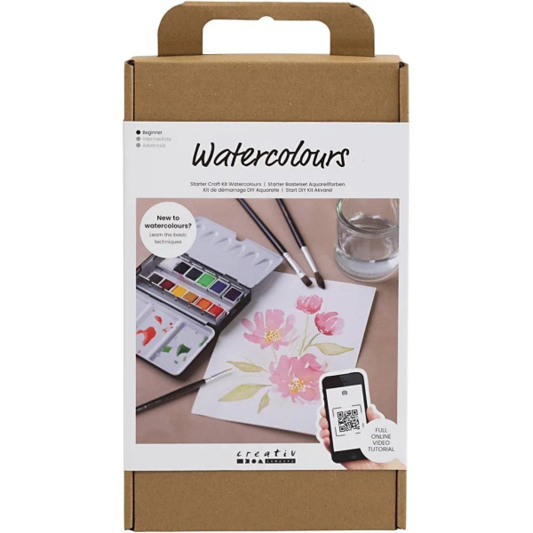 creativ Starter Bastelset Aquarellfarben - 34249