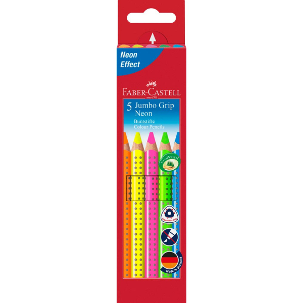 FABER-CASTELL Dreikant-Buntstifte J umbo - 325114