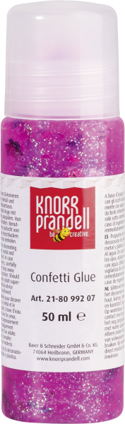 Confetti Glue 50ml Blumen pink - 218099207