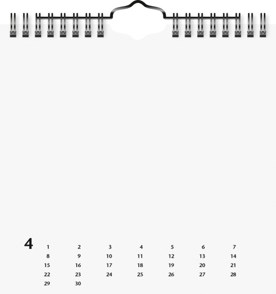 Heyda Kreativkalender 16x15,6 weiß - 20-70411