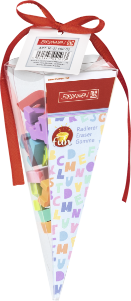 Radiergummi Set Schultüte A-Z, - 102740002