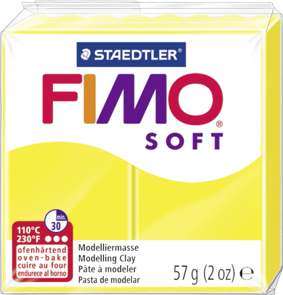 Fimo soft limone  Modelliermasse