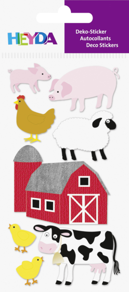 Heyda Sticker Farmtiere