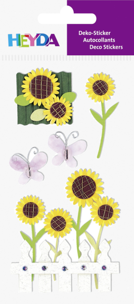 Heyda Sticker Sonnenblumen - 20-3780643