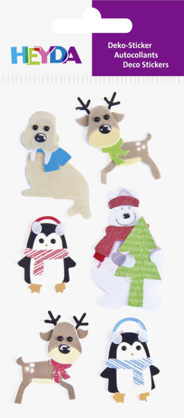 Heyda Sticker Weihnachtstiere