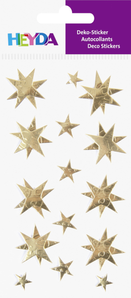 Heyda Sticker Sterne gold - 20-3780704