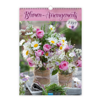 Trötsch Großbildkalender Blumen-Arrangem