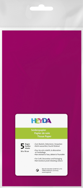 Seidenpapier 50x70cm 5er pink - 203310564
