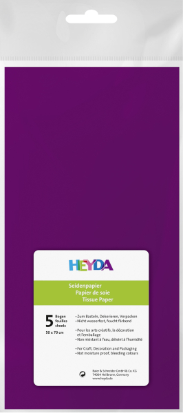 Seidenpapier 50x70cm 5er violett - 203310565