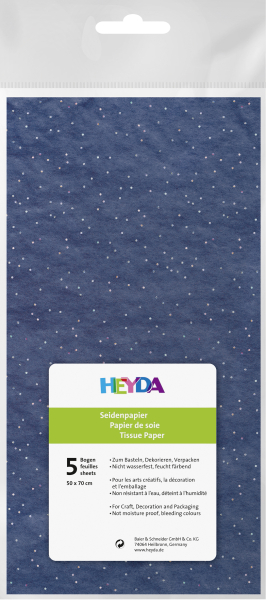 Seidenpapier Diamant dunkelblau - 203375778