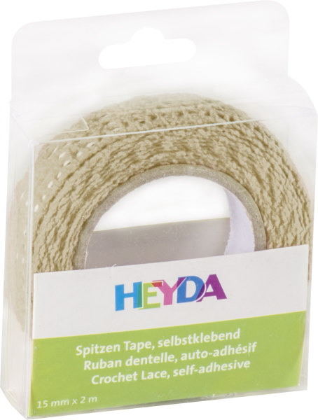 Heyda SpitzenTape 100% Baumwolle vanilie - 203584513