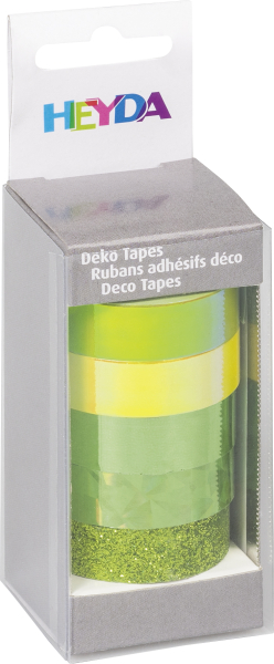 Heyda  Deko Tape Mix grün 5er - 203584514