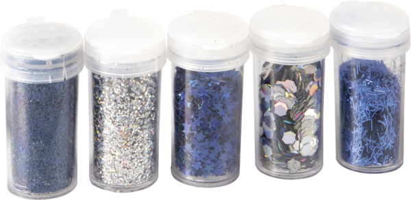 Brunnen Glitter-Mix blau - 218105491