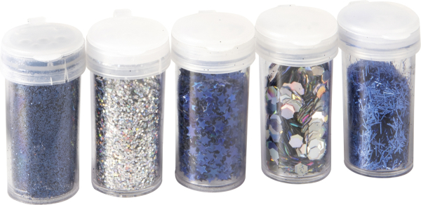 Brunnen Glitter-Mix blau - 218105491