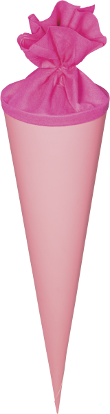 Schultüte Filzverschluss 70cm pink - 204870052