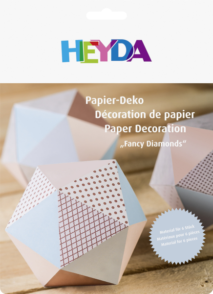 Papier Deko P. Diamond blau