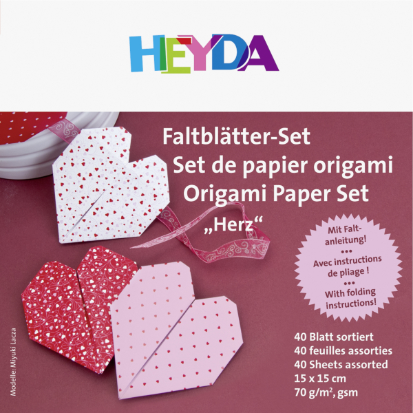 Heyda Faltblätter 40 Blatt 15 x 15 cm - 204875505