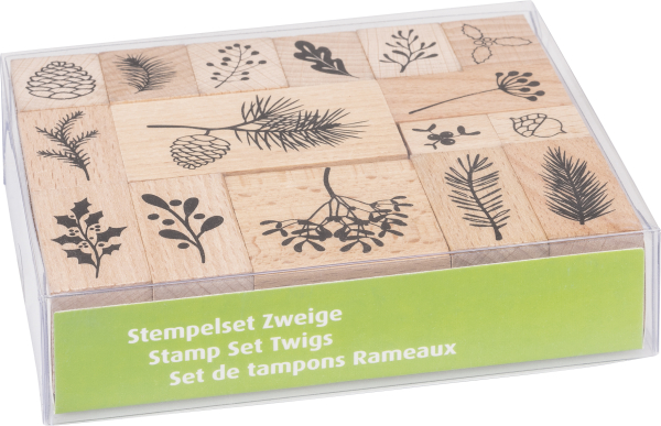 Stempelset Zweige