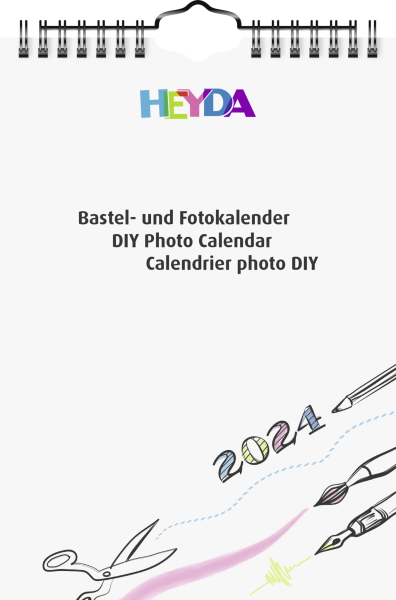 Bastelkalender 2024 A5 ws,