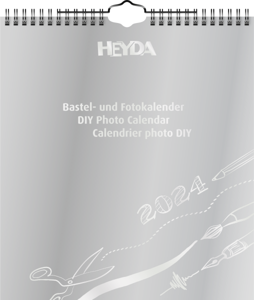 Bastelkalender 2024 21,5x24cm si,