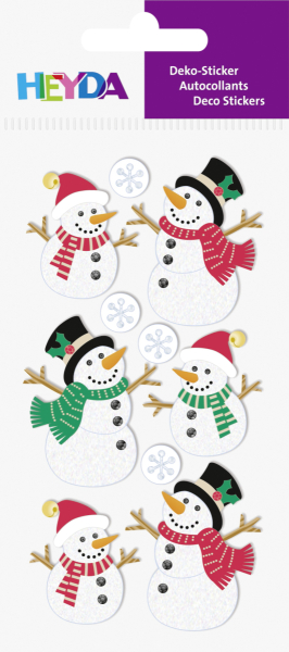 Heyda Deko-Sticker Schneemann