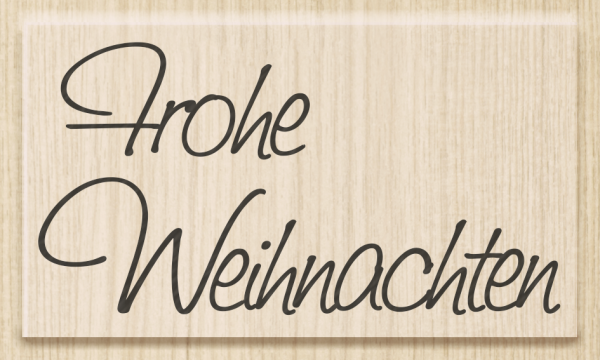 Stempel Frohe Weihnachten