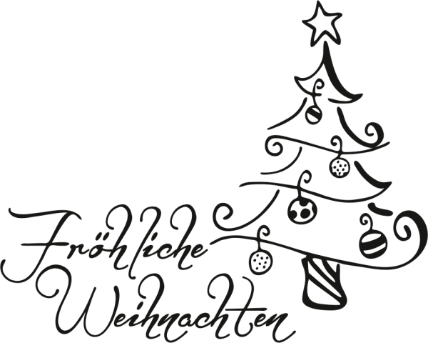 Stempel Fröhliche Weihnachten - 211801408