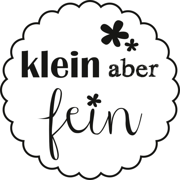 Stempel rund klein aber fein