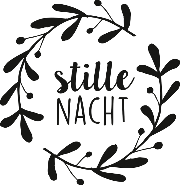 Stempel rund Stille Nacht - 211803028