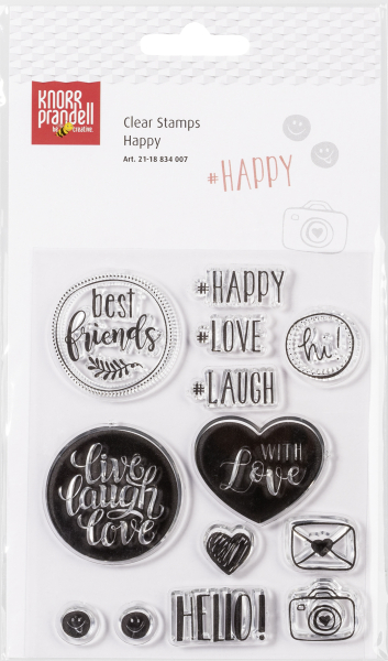 Clear Stamps Happy