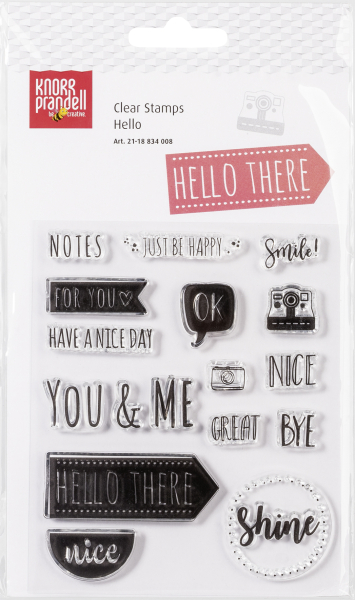 Clear Stamps Hello - 2118834008
