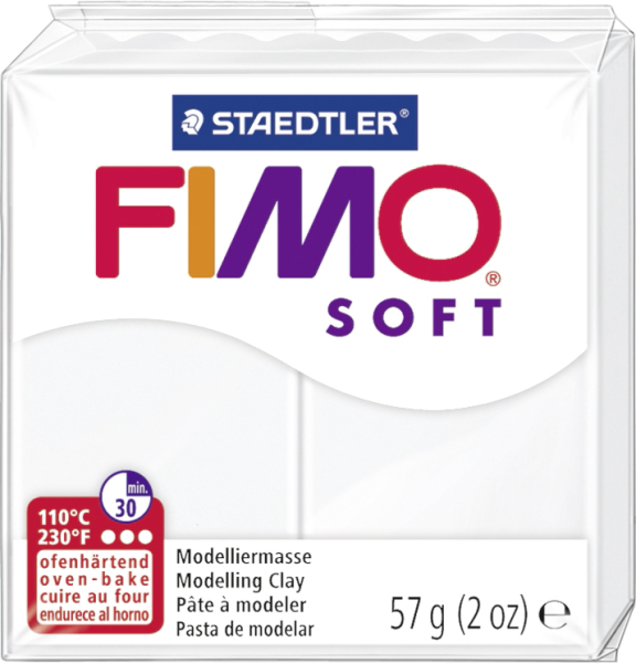 Fimo soft weiß  Modelliermasse - 212152220