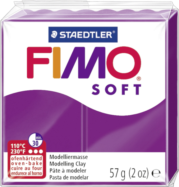 Fimo soft purpur  Modelliermasse - 212152227
