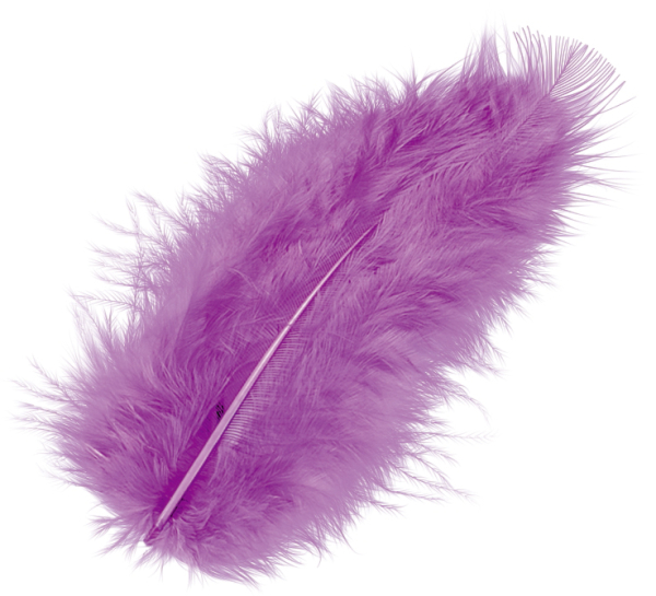 Marabufeder 10cm violett 15er - 216619282
