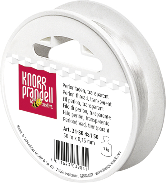 Knorr prandell Perlonfaden 0,15mm 50m - 218048150