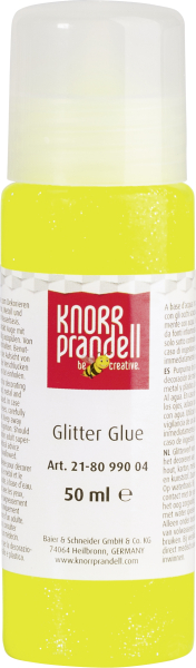 KnorrPrandel Glitter Glue 50ml neongelb