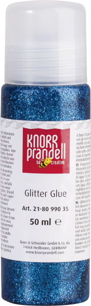 KnorrPrandel Glitter Glue 50ml blau