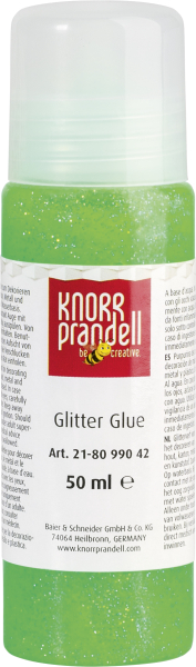 KnorrPrandel Glitter Glue 50ml neongrün