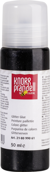 KnorrPrandel Glitter Glue 50ml schwarz - 218099061