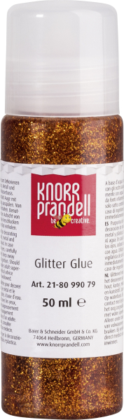 KnorrPrandel Glitter Glue 50ml kupfer