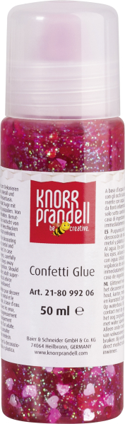 Confetti Glue 50ml Herzen rot - 218099206