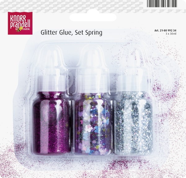 Glitter Glue Set Spring